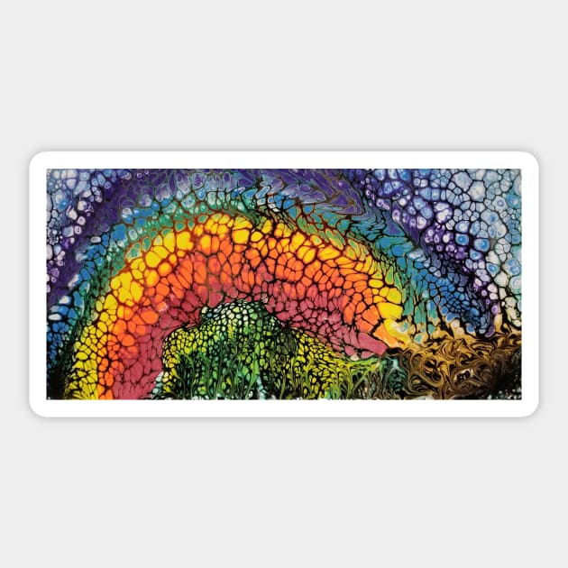 Bubbly Rainbow Sticker by Klssaginaw